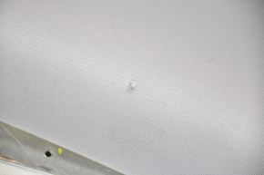 Upper right rear pillar trim Tesla Model 3 18 - gray fabric, needs cleaning, tear