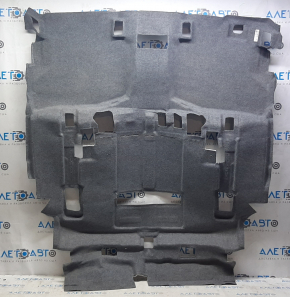 Rear floor covering Mazda CX-9 16- gray, torn lining, scuffs