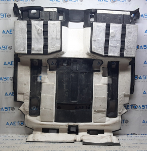 Rear floor covering Mazda CX-9 16- gray, torn lining, scuffs