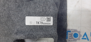 Rear floor covering Mazda CX-9 16- gray, torn lining, scuffs