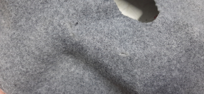 Rear floor covering Mazda CX-9 16- gray, torn lining, scuffs