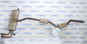 Exhaust pipe with barrel BMW X3 F25 13-17 2.0T with throttle