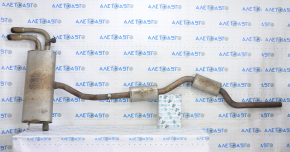 Exhaust pipe with barrel BMW X3 F25 13-17 2.0T with throttle