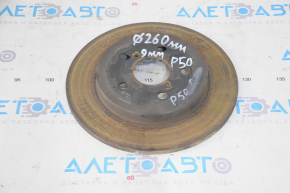 Rear left brake disc Toyota Prius 50 16-22 260/9mm rusty