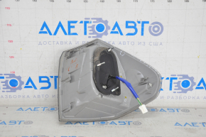 Light outer wing left Lexus RX350 RX400h 06-09 dark, broken housing, peeled off and broken glass, for spare parts