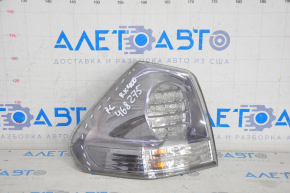 Light outer wing left Lexus RX350 RX400h 06-09 dark, broken housing, peeled off and broken glass, for spare parts