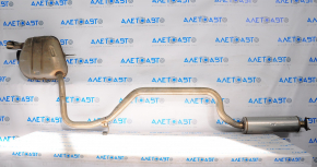 Exhaust line middle and rear with barrel Honda Accord 18-22 2.0 hybrid