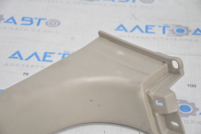 Trunk opening trim left Lexus RX300 RX330 RX350 RX400h 04-09 beige, plastic turned white