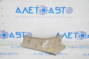 Trunk opening trim left Lexus RX300 RX330 RX350 RX400h 04-09 beige, plastic turned white