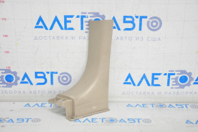Trunk opening trim left Lexus RX300 RX330 RX350 RX400h 04-09 beige, plastic turned white