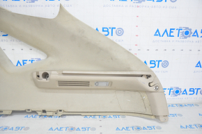 Upper right rear pillar trim Lexus RX300 RX330 RX350 RX400h 04-09 beige, dry-cleanable, scratches, worn