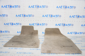 Set of floor mats for Lexus RX300 RX330 RX350 RX400h 04-09 beige, chemically treated