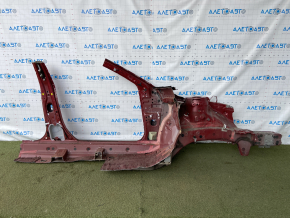 Front left quarter Lexus ES300h ES350 13-18 red, with central pillar, dented
