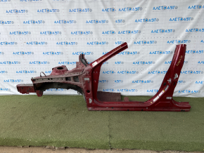 Front left quarter Lexus ES300h ES350 13-18 red, with central pillar, dented