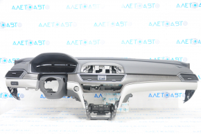 Torpedo front panel with AIRBAG Honda Accord 18-22 black, rusty pyropatron