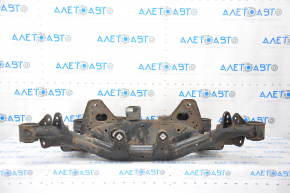 Rear subframe BMW X3 F25 11-17 rusty, 2 silent parts torn, 2 silent parts cracked