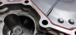 Front cover of automatic transmission Nissan Pathfinder 13-14 FWD chips, abrasions