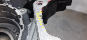 Nissan Pathfinder 13-14 FWD automatic transmission housing chips, abrasions