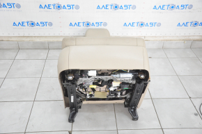Passenger seat Lexus RX300 RX330 RX350 RX400h 04-09 with airbag, beige leather, electric, heated, cracks in leather