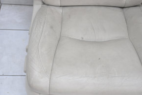 Passenger seat Lexus RX300 RX330 RX350 RX400h 04-09 with airbag, beige leather, electric, heated, cracks in leather