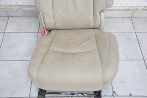 Rear seat left Lexus RX300 RX330 RX350 RX400h 04-09 beige leather, dry-cleanable