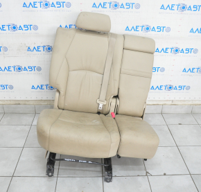 Rear seat right Lexus RX300 RX330 RX350 RX400h 04-09 beige leather, dry-cleanable, broken armrest folding handle