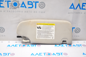 Left visor Ford Fusion mk5 17-20 gray, without hook, without plug, for cleaning