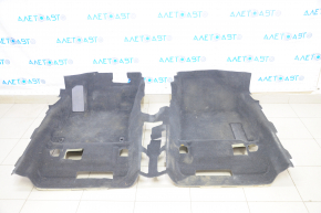 Front floor covering Honda Accord 18-22 black, dry cleanable