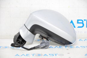 Side mirror left Porsche Panamera 14-16 pins 14+2, silver, auto-dimming, backlight, BSM