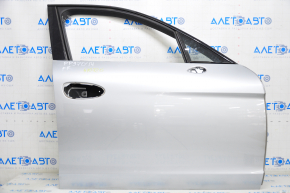 Front right door Porsche Panamera 10-16 aluminum, silver M7U, with window lift, with triangle glass, with door trims