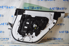 Door assembly rear right Tesla Model 3 21- white PPSW, scratches