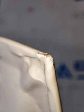 Tesla Model 3 21 bare trunk lid - electric white PPSW, scratches on edge and corners