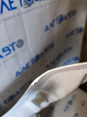 Tesla Model 3 21 bare trunk lid - electric white PPSW, scratches on edge and corners