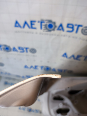 Tesla Model 3 21 bare trunk lid - electric white PPSW, scratches on edge and corners
