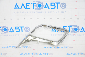 Right muffler frame VW Tiguan 18-24 chrome, sand, bumps