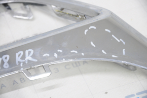 Right muffler frame VW Tiguan 18-24 chrome, sand, bumps