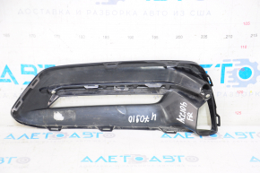 Bumper grille right Honda Accord 18-22 hybrid, under fog lights, black gloss, sand