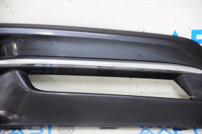 Bumper grille right Honda Accord 18-22 hybrid, under fog lights, black gloss, sand