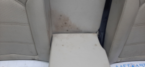 Rear row of seats 2 row VW Passat b8 16-19 USA leather beige, upper part, dry cleanable