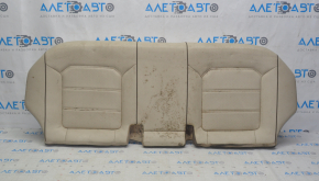 Rear row of seats 2 row VW Passat b8 16-19 USA leather beige, lower part, black stitching, worn, dry-cleanable