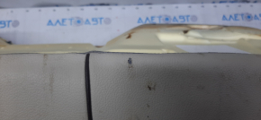 Rear row of seats 2 row VW Passat b8 16-19 USA leather beige, lower part, black stitching, worn, dry-cleanable