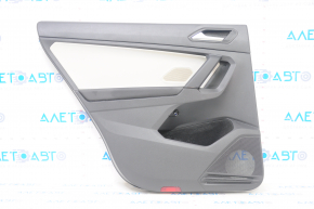 Door trim card rear left VW Tiguan 18-20 black-gray, scratches