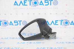 Side mirror left VW Tiguan 18-24 6+2 pins, BSM, turn signal, heated, auto-dimming, black