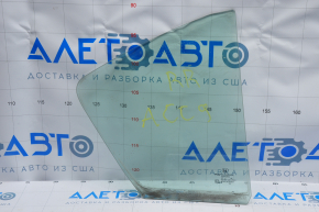 Door glass triangle without seal rear right Honda Accord 13-17 petrol, green tint