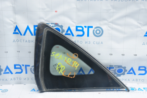 Window blind glass rear right Nissan Sentra 13-19 scratches on chrome