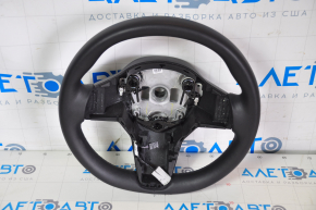 Naked steering wheel Tesla Model 3 18 - black leather, heated, re-sewn