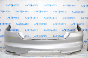Rear bumper bare Porsche Panamera 14-16 for parking sensors, silver, scratches