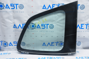 Window blind glass rear right Subaru Forester 14-18 SJ molding matte, glass green tint, seal peeled off