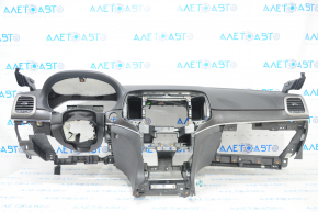 Torpedo front panel with AIRBAG Jeep Grand Cherokee WK2 14-21 black