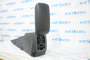 Console central armrest Jeep Grand Cherokee WK2 18- leather black, scratches